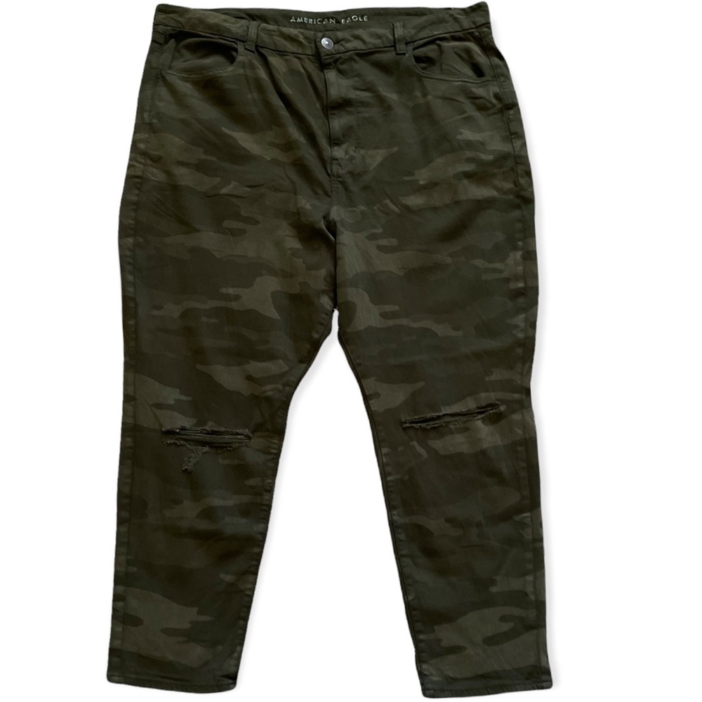 American Eagle Camo Curvy Super High Rise Jeggings